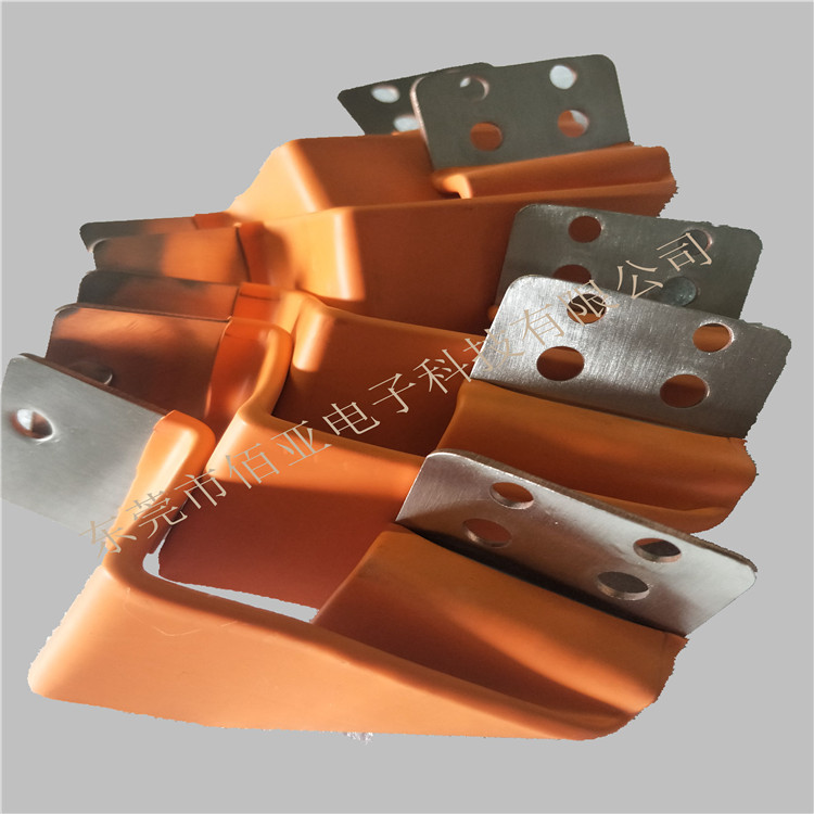 东莞厂家加工定制绝缘铜箔软连接 焊接T2紫铜带非标定制工艺